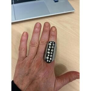 Goth Punk Rocker Long Ring- unique